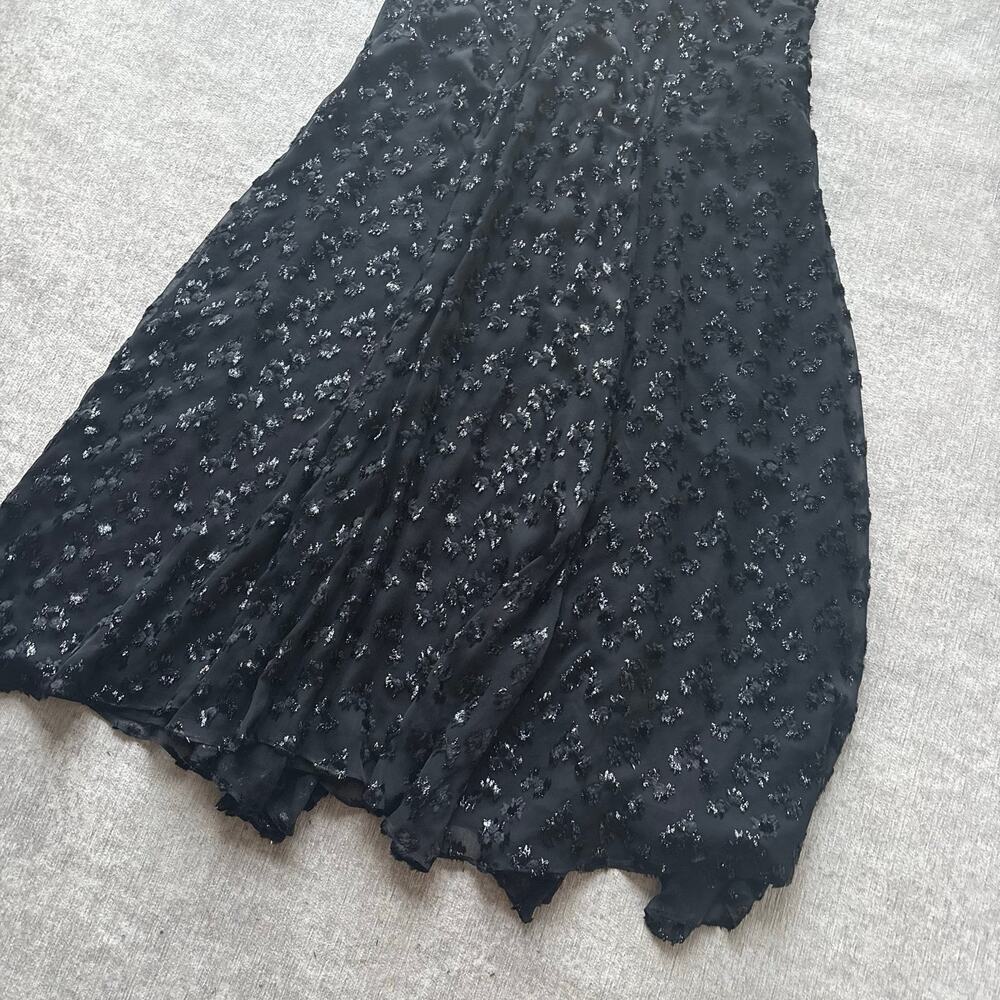 $1,400 Black Iris The Daisy Maxi Dress in Black - Picture 3 of 6